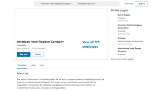 
                            7. American Hotel Register Company | LinkedIn
