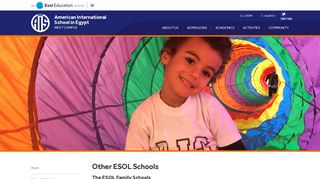 
                            10. American International School of Egypt - West Campus: Other ESOL ...