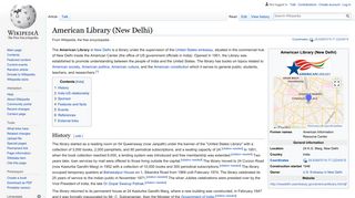 
                            12. American Library (New Delhi) - Wikipedia