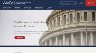 
                            10. American Marketing Association – Answers into Action