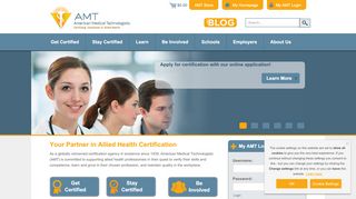 
                            2. American Medical Technologists (AMT) Home