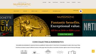 
                            13. American Numismatic Association: Coin Collecting & Numismatics