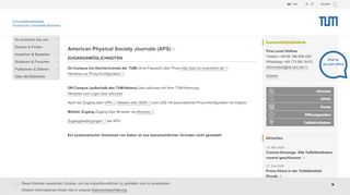 
                            4. American Physical Society Journals (APS) | Universitätsbibliothek der ...