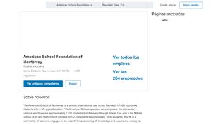 
                            9. American School Foundation of Monterrey | LinkedIn