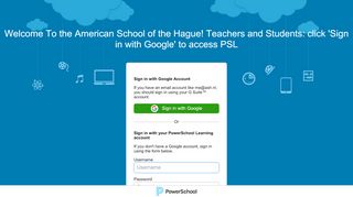 
                            3. American School of the Hague | PowerSchool Learning | K-12 Digital ...