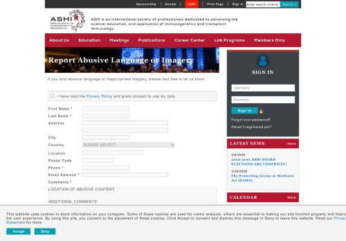 
                            8. American Society for Histocompatibility and Immunogenetics