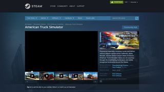 
                            12. American Truck Simulator on Steam