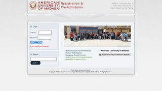 
                            12. American University of Madaba | Registration