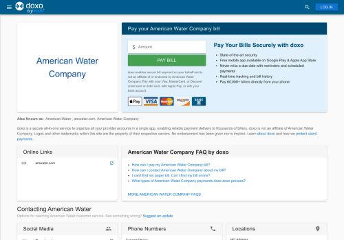 
                            9. American Water - West Virginia (American Water): Login, Bill Pay ...