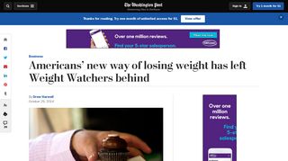 
                            7. Americans' new way of losing weight has left Weight Watchers behind ...