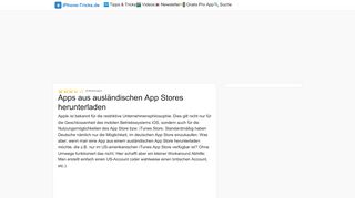 
                            3. Amerikanischer App Store! Aus Deutschland im US Store kaufen!