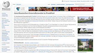 
                            9. Amerikanisches Generalkonsulat in Frankfurt – Wikipedia