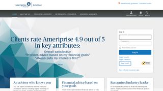 
                            8. Ameriprise Financial: Financial Planning Advice and Financial Advisors