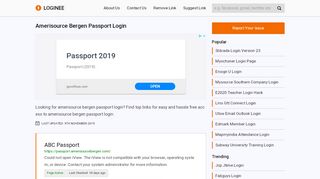 
                            2. Amerisource Bergen Passport Login