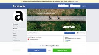
                            13. Amesto - Startside | Facebook