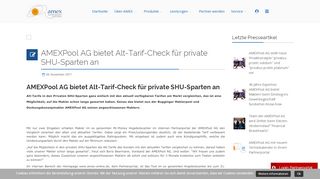 
                            7. AMEXPool AG bietet Alt-Tarif-Check für private SHU-Sparten an