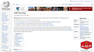 
                            3. AMF Bowling - Wikipedia