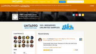 
                            10. AMF Land Park Lanes - Sacramento, CA - Venue | Untappd