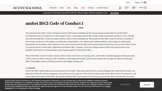 
                            13. amfori BSCI Code of Conduct | Official Scotch & Soda Webstore