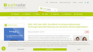 
                            4. AMG, AAP oder AMS: Durchblick im Amazon-Advertising-Dschungel ...