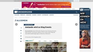 
                            5. Amiando wird zu Xing Events | Gründerszene