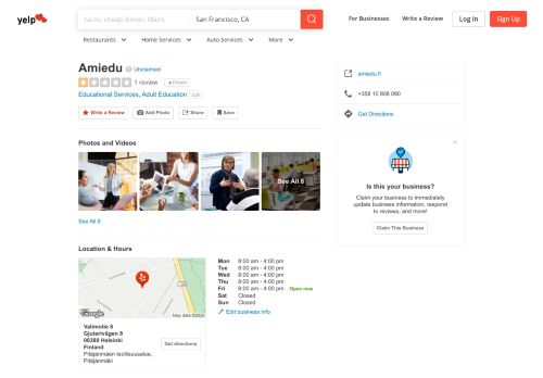 
                            8. Amiedu - Educational Services - Valimotie 8, Pitäjänmäen ...