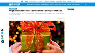 
                            10. Amigo secreto: como fazer o sorteio online e enviar por WhatsApp