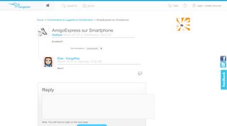 
                            9. Amigoexpress sur smartphone - Kangaride