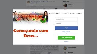 
                            12. Amigos e amigas, prestem bem atenção!!! - Akmos Cosméticos - João ...