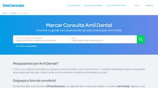 
                            7. Amil Dental: Agendamento de consultas - BoaConsulta