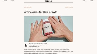 
                            8. Amino Acids for Hair Growth - Hims