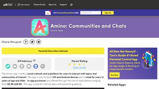 
                            11. Amino: Communities and Chats - Zift App Advisor
