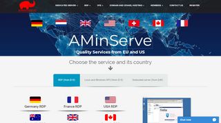 
                            5. AMinServe: RDP, VPS, Dedicated Server | Offshore Host