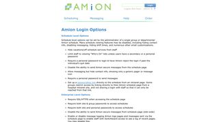 
                            3. Amion Login Options