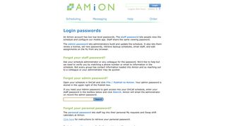 
                            1. Amion Login passwords