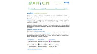 
                            4. Amion Physician Scheduling