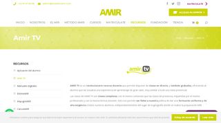 
                            6. Amir TV - Recursos para preparar el MIR - Academia AMIR