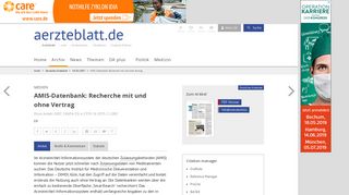 
                            6. AMIS-Datenbank: Recherche mit und ohne Vertrag