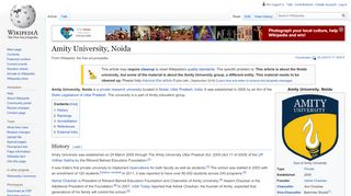 
                            7. Amity University (Noida) – Wikipedia