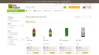 
                            12. Amla & Aloe Vera Juice - BigBasket