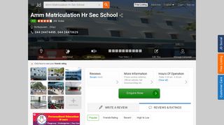 
                            9. Amm Matriculation Hr Sec School, Kotturpuram - Schools in Chennai ...