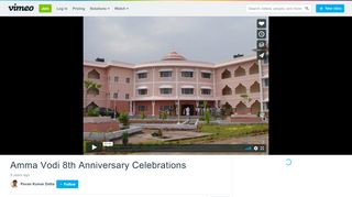 
                            6. Amma Vodi 8th Anniversary Celebrations on Vimeo