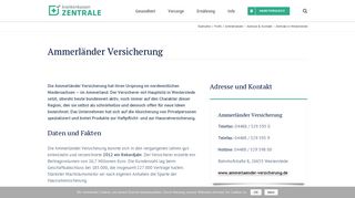 
                            2. ▷ Ammerländer - Adresse & Kontakt - Zentrale in Westerstede