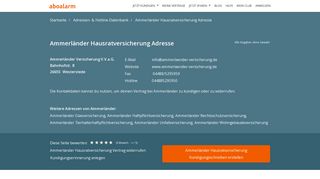 
                            6. Ammerländer Kündigungsadresse und Kontaktdaten - Aboalarm