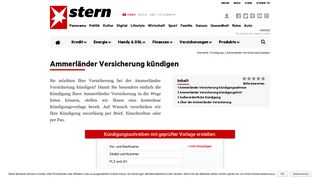 
                            12. Ammerländer Versicherung online kündigen - Schnell und einfach