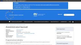 
                            13. Amministratori laureati | Careers with the European Union