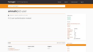 
                            11. amnah/yii2-user - Packagist