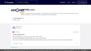 
                            6. AMOMA.com Reviews | Read Customer Service Reviews of www ...