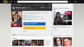 
                            3. Amor.com (2017) - IMDb