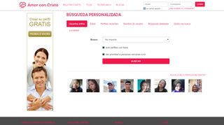 
                            3. AmorConCristo.com - Buscar